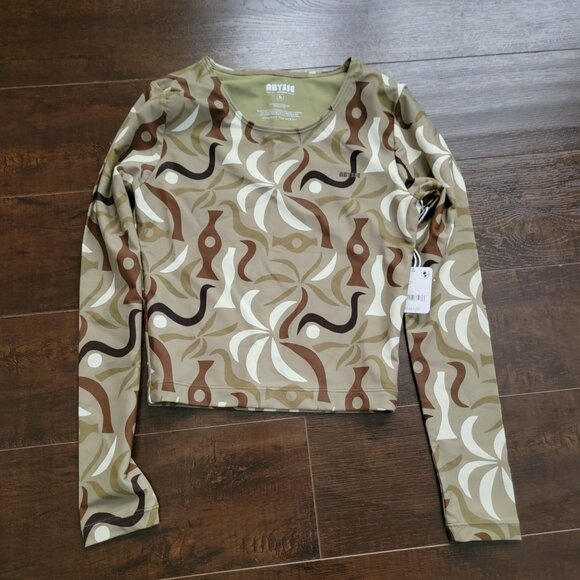 Free People Abysse Poppler Rashguard Womens S Beach Surf Summer Swim Retro - Picture 2 of 7